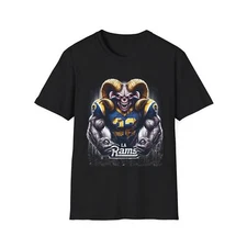 LA Rams Horror Mash Up T-Shirt - Spooky NFL Fan Apparel