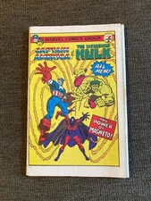 1981 Captain America & Incredible Hulk Marvel Comics Group Mini Comic-Promo 7/11