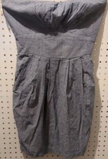 Trixxi Sleeveless Dress Size 9 Blue Pockets