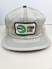 Vintage K Products USA MADE Cargill Seed Farm Patch Trucker Hat Snapback Cap