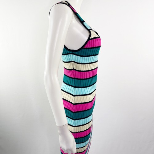 Fashion Nova SUNNY AFTERNOON Ribbed Maxi Dress Size 1X Stretchy Knit Bodycon - 第 8/14 張圖片