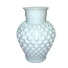 Vintage Fenton Hobnail Milk Glass Bud Vase Jar Bottle Flowers
