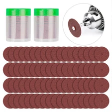 150 Pack 1" Resin Fiber Disc for Dremel Rotary Tool Sanding Grinding Discs