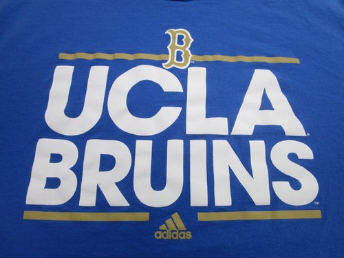 UCLA Bruins Shirt mens 2XL Adidas Blue NCAA College Sports XXL Adult - Picture 3 of 9