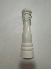 BANTON MAINE USA White Pepper Mill Wood Grinder  11 Inch Distressed Kitchen Wear