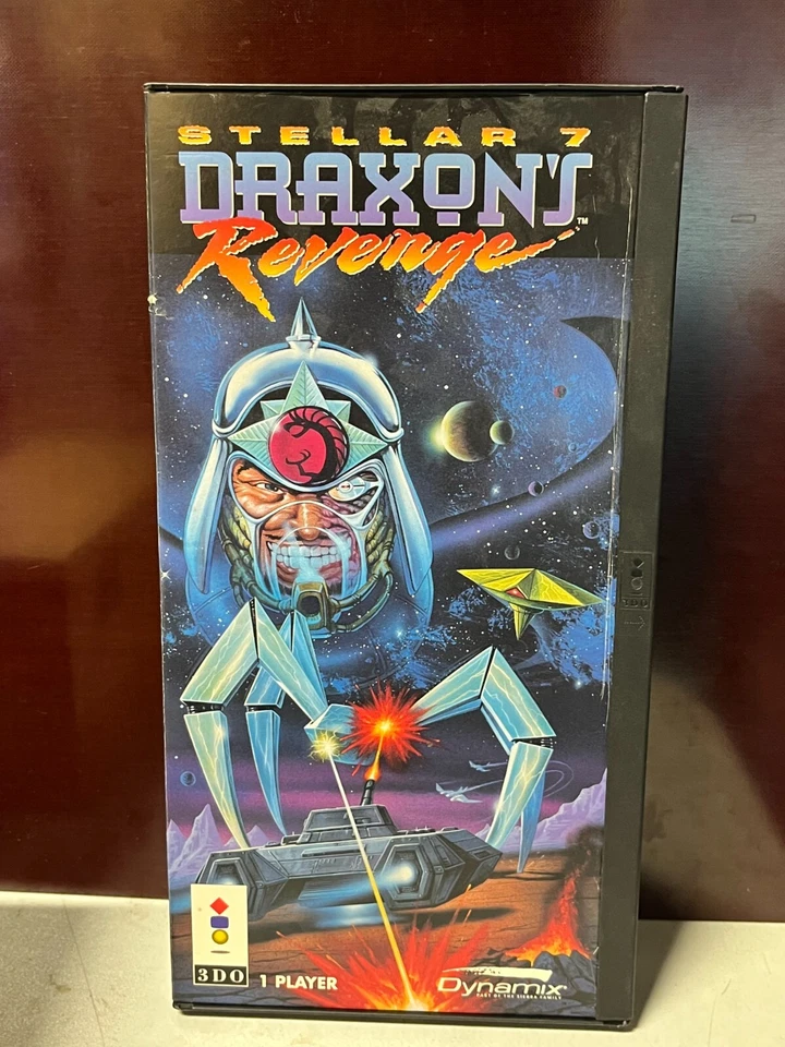1994 Stellar 7 Draxon's Revenge Long Box Panasonic 3DO - Authentic - Untested - Image 2 of 4