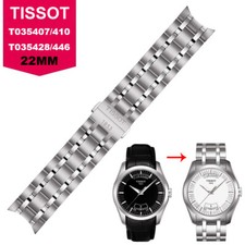 22mm Stainless Steel Watch Bracelet Strap for Tissot 1853 Couturier T035407/410