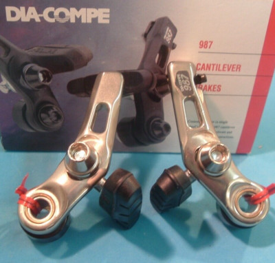 Dia-Compe Japan 987 Cantilever Front or Rear Brake NEW/NOS Titanium-Rare- NIB