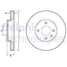 2x Brake Disc for CHEVROLET:COBALT,AVEO Saloon,SONIC Saloon,AVEO Hatchback,