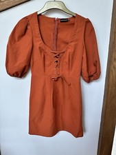 Burnt orange Dress