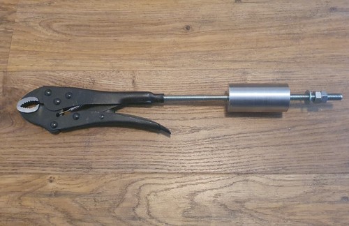 7" Dowel Puller Slide Hammer Extractor nail puller 180mm vice mole grips look! - Picture 2 of 13
