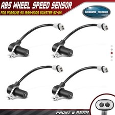 4x Front & Rear ABS Wheel Speed Sensor for Po...