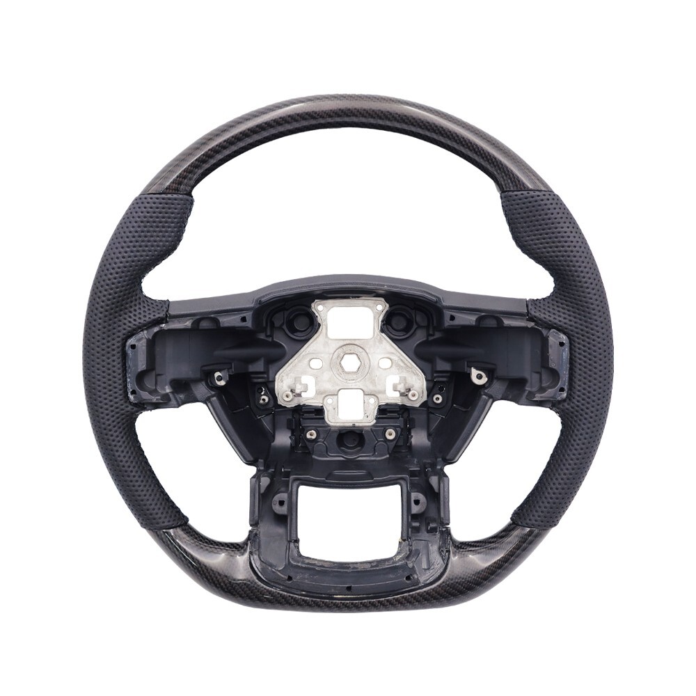 REVESOL Real Carbon Fiber Steering Wheel V2 for 2015-2020 Ford F150 & Raptor NEW