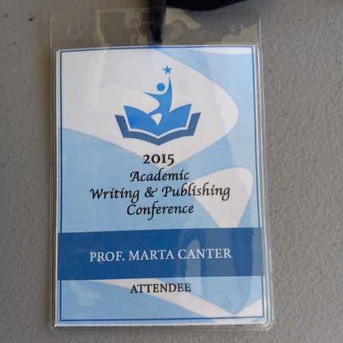 American Rust TV Show Prop Academic Writing Publishing Badge Prof. Marta Canter - Picture 2 of 4