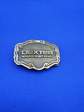 Dexter Authorized Security Specialist Solid Brass Vintage Belt Buckle C D Hit