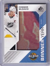 2018-19 SP Game Used Hockey Connor McDavid Banner Year
