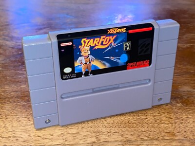 Star Fox StarFox (SNES Super Nintendo, 1993) CLEANED & TESTED AUTHENTIC
