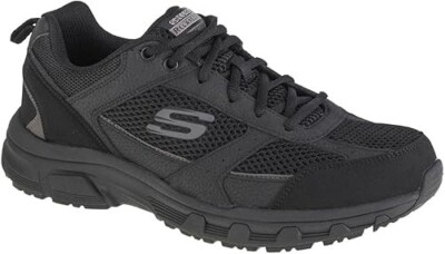 Skechers Oak Canyon Verketta Mens Black Relaxed Fit Memory Foam