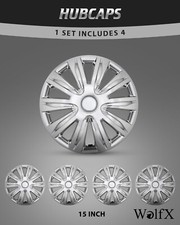 15 Set Of 4 Chrome Wheel Covers Snap On Full Hubcaps Fit Chevrolet Cruze Malibu