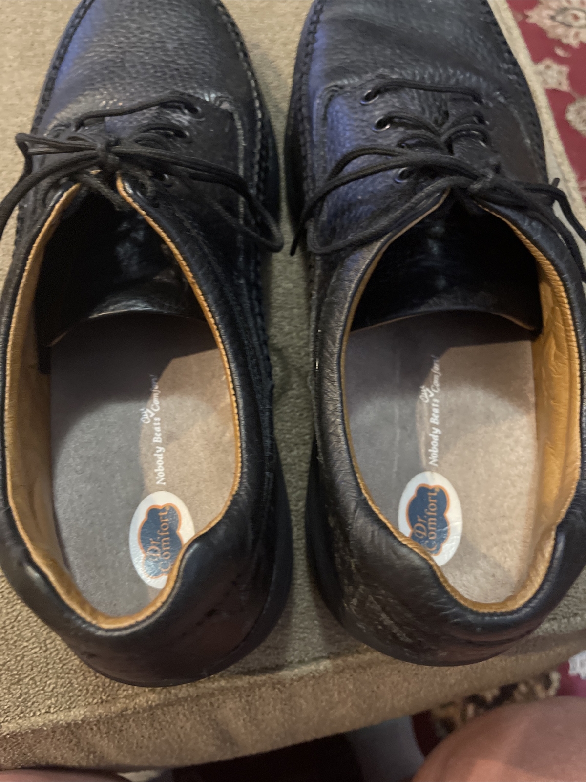 Dr Comfort Mens Stallion Oxford Walking Shoes Black L… Gem