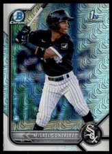 2022 Bowman Chrome Sapphire Misael Gonzalez Chicago White Sox #BCP-4