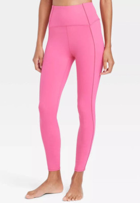 Women's High Waist Leggings - JoyLab Pink size M (B42)