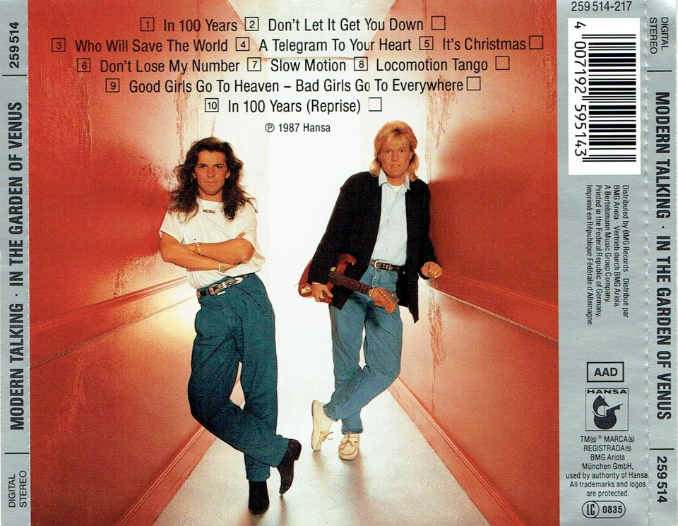 (CD)  Modern Talking - In The Garden Of Venus -  In 100 Years..., It's Christmas - Bild 2 von 2