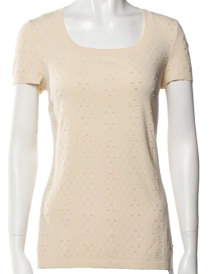 CHANEL Short Sleeve Tops for Women