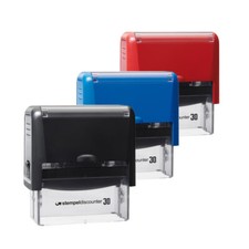 STEMPEL Stempeldiscounter 30 Adressstempel inkl. Textplatte NEU