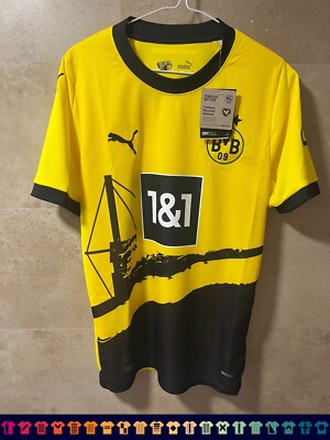 Puma Borussia Dortmund 23/24 Home Jersey Men's Size M - 770604-01