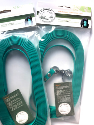 Mystique Biothane Schleppleine Scherenkarabiner beta hellgrün 5m  13mm MYS5094-1