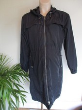 Seraphine Maternity Navy Waterproof Parka Coat Jacket Size 12