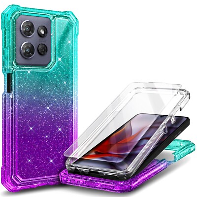 For Motorola Moto g 2025 (XT2513) Case Full Body Cover + Screen Protector