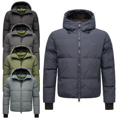 Stone Harbour Herren Winter Steppjacke Stepp Jacke gefüttert Kapuze B756 NEU