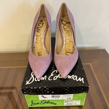 sam edelman Hazel Pumps Size 8 Purple Suede Nib