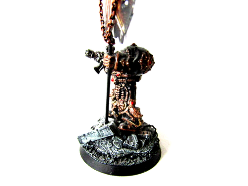 A30 WARHAMMER 40K CHAOS SPACE MARINE ARMY - TERMINATOR CAPTAIN OOP METAL - Picture 5 of 6