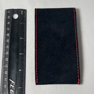 Authentic Tudor Watch Black Felt Pouch Storage Travel Case