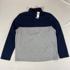 Mens IZOD Pullover Fleece 1/4 Zip Size Medium NWT 42-DQ29