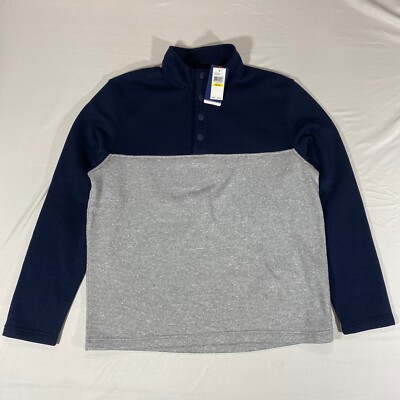 Mens IZOD Pullover Fleece 1/4 Zip Size Medium NWT 42-DQ29