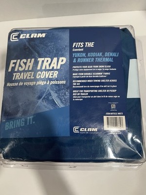 Clam Fish Trap Travel Cover designed to fit Yukon, Kodiak, and Denali models