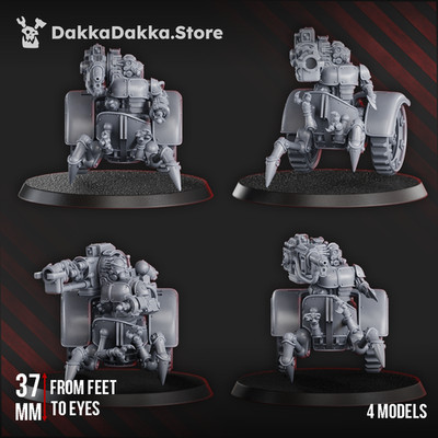 Heavy Mechtaurs Squad - DakkaDakka Store/Sci-Fi/Tabletop Miniatur