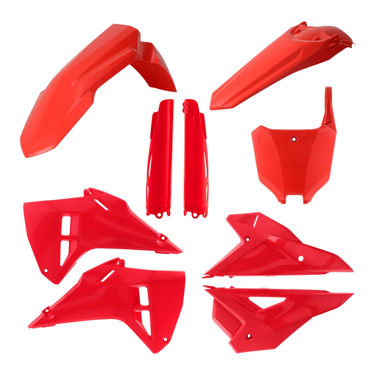 Acerbis Plastic Kit Honda CRF 250R 2025-2027, CRF 450R 2025-2026 Red