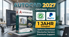 Autodesk Autocad 2026 2027 1 anno digitale WIN/MAC tedesco - codice prodotto + codice