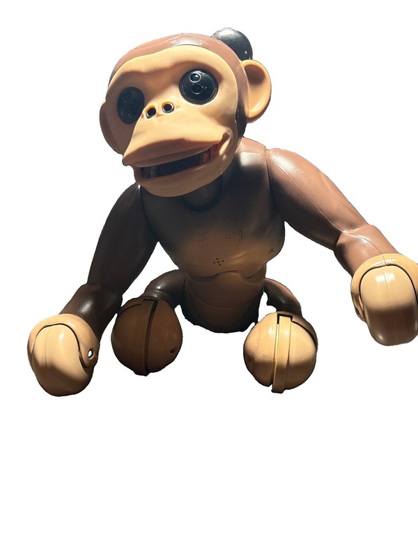 ZOOMER CHIMP MONKEY INTERACTIVE PET BY SPIN MASTER Retired! No Charger Working