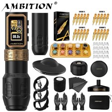 Ambition Epoch Max Kit Wireless Tattoo Machine 2400mAh Battery Set Direct Drive