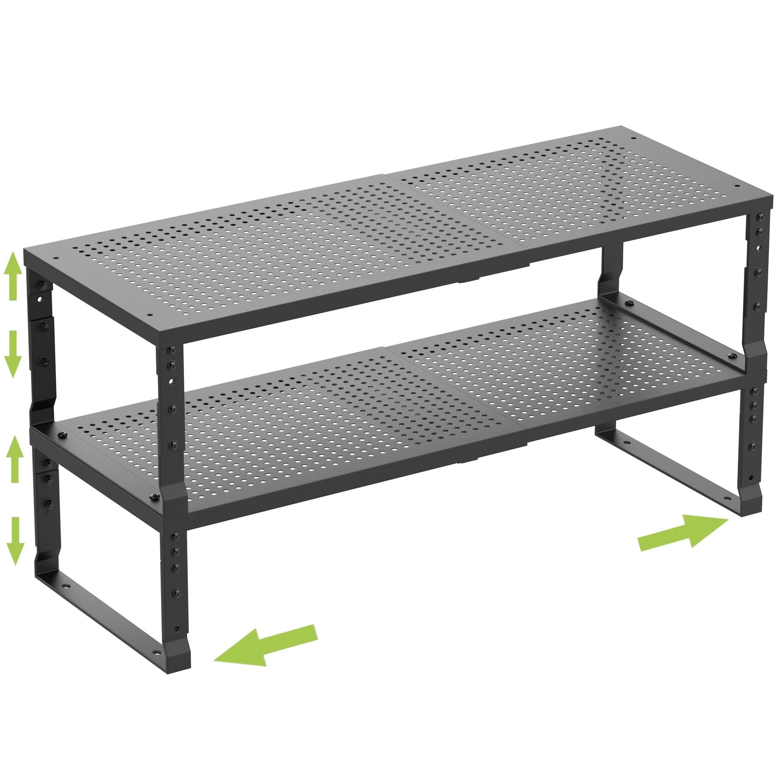 Expandable Cabinet Shelf Organizer Storage Spice Rack Shelves for Kitchen Sta...
