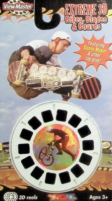 Extreme 3D Bikes, Blades & Boards 3D View-Master 3 Reel Packet
