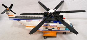 2008 Lego City 7738 Coast Guard Helicopter & Life Raft Set With Minifigures