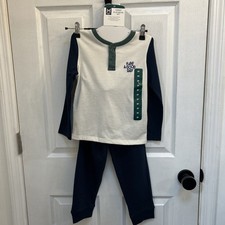 NEW Member's Mark Boys 2-Piece Long-Sleeve Shirt Jogger Playwear Set, Size 5T