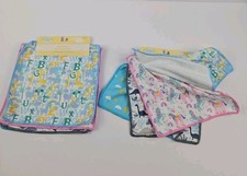 2 Packs Angel Of Mine Baby Washcloths Set Bath Unicorns Dinosaur 8 8x8 Bathtub